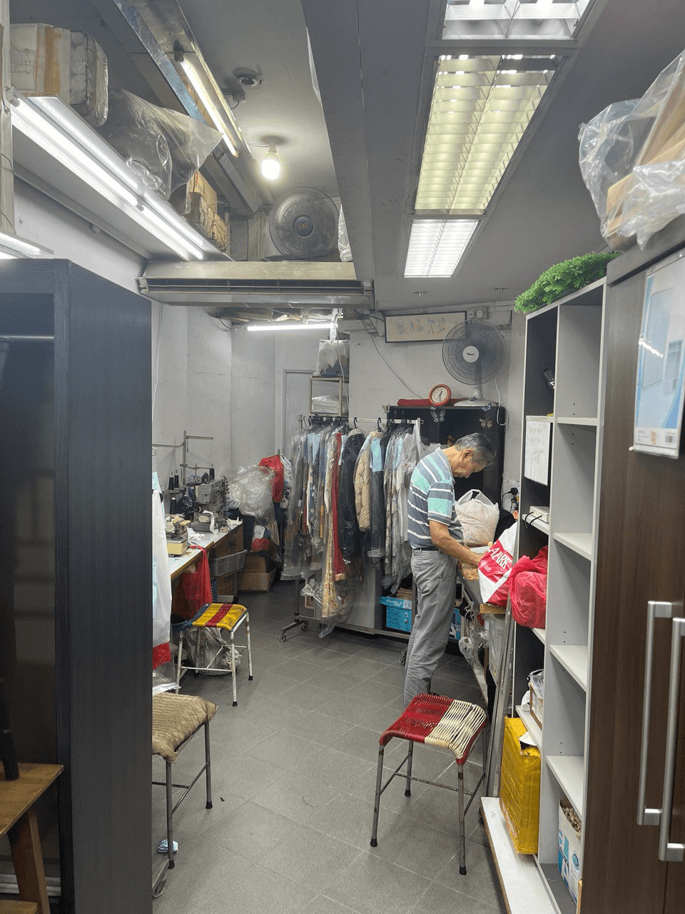 Mr Toh runs the shop.